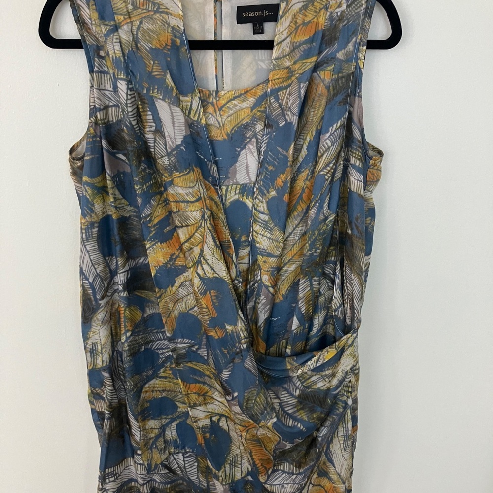 Season JS silk mini dress - Floral print